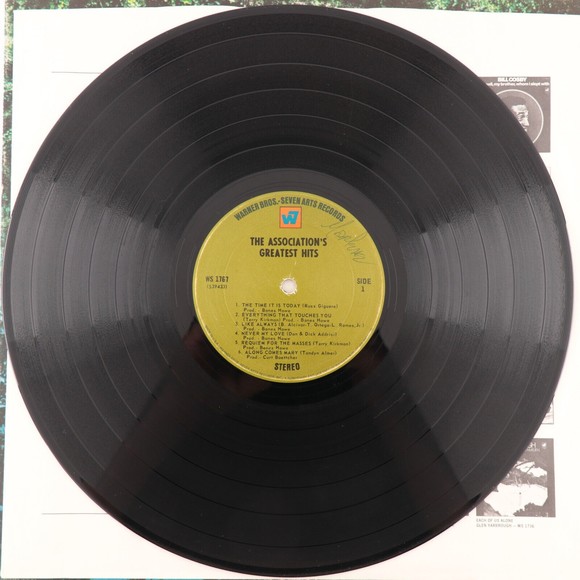 The Association – Greatest Hits! -1968 Stereo- Santa Maria 12" Vinyl LP WS 1767 - Picture 4 of 8